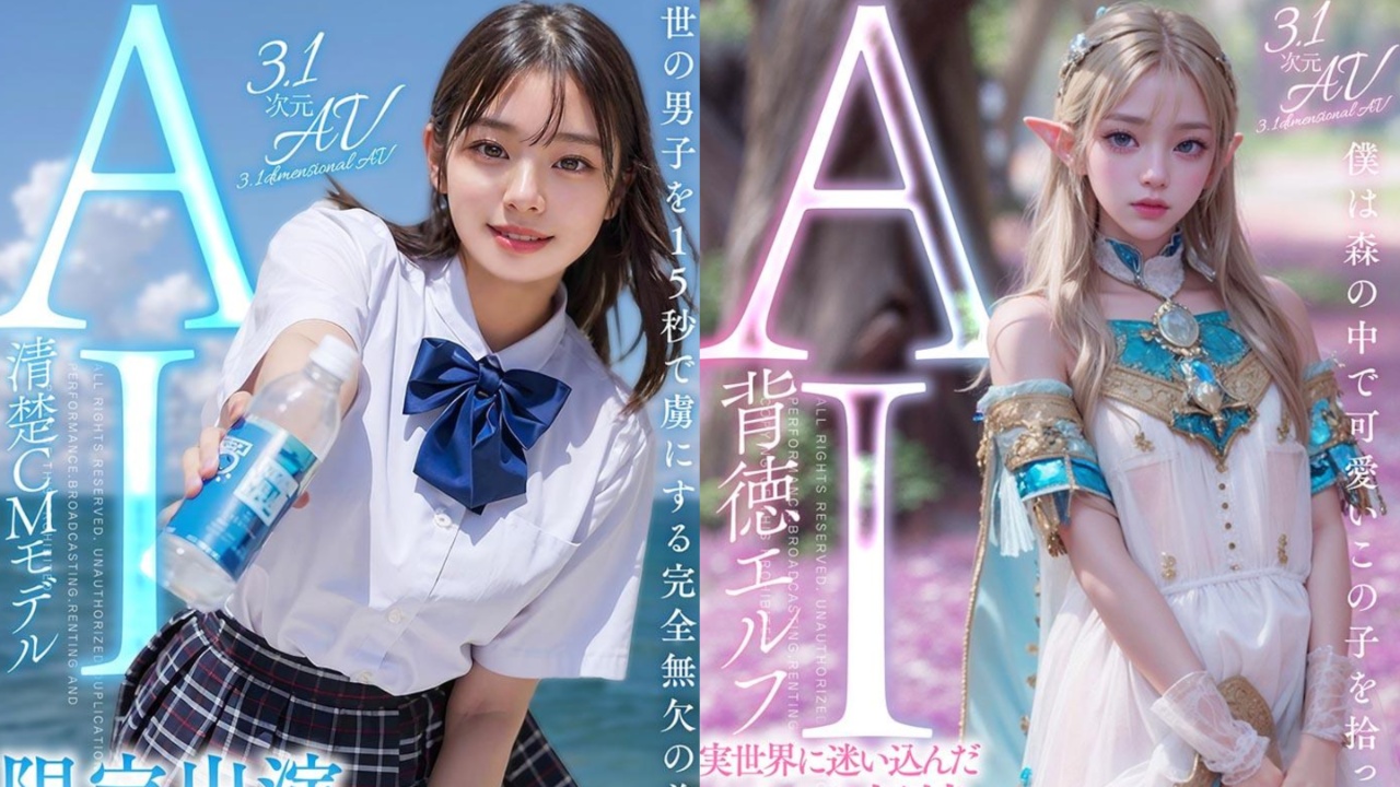 6位AI AV女优本体大揭密!进到3.1次元也绝顶的身材主人,原来是她们